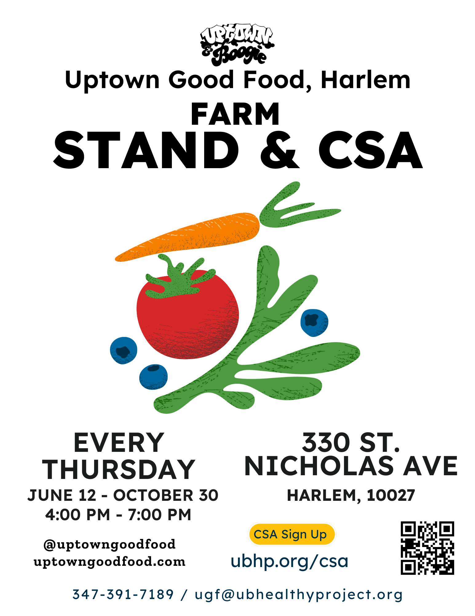 Uptown Good Food Farm Stand and CSA - Harlem