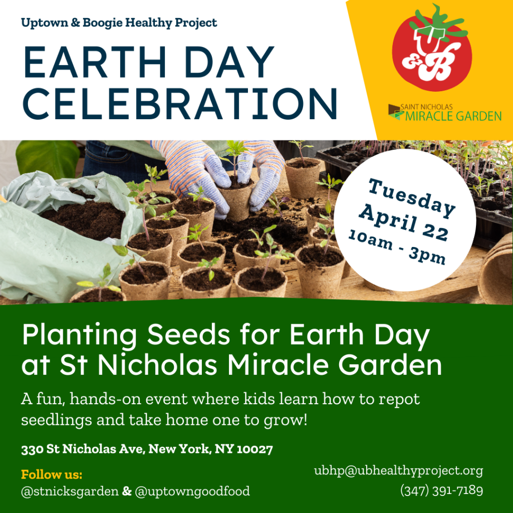 Uptown & Boogie Healthy Project EARTH DAY CELEBRATION
